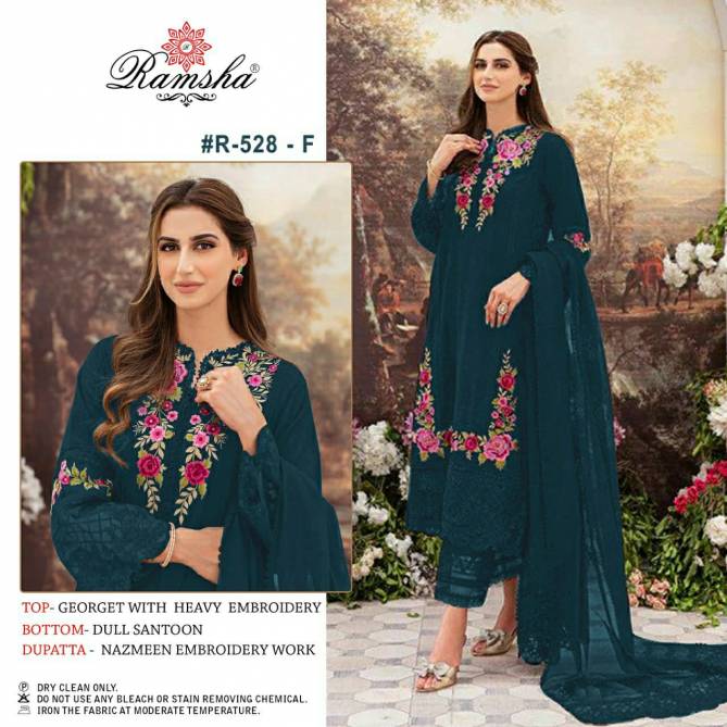 R 528 Nx By Ramsha Pakistani Suit Catalog